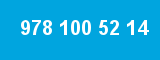 978 100 52 14 978 100 52 14